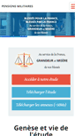 Mobile Screenshot of pensionsmilitaires.com